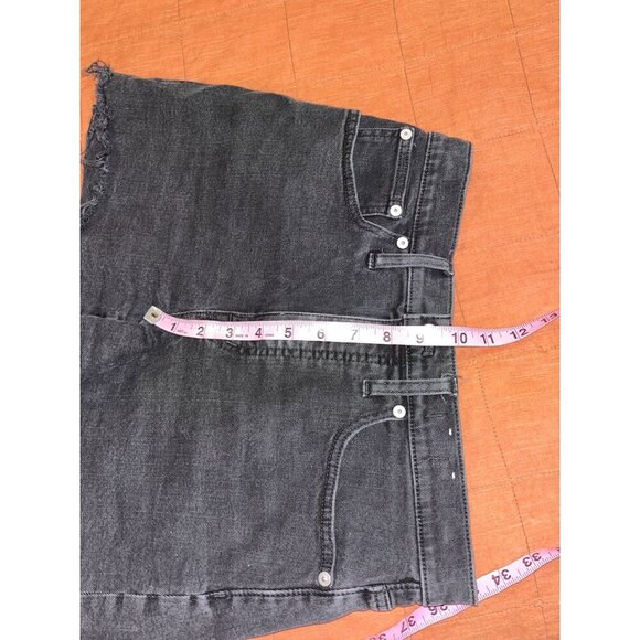 Madewell Black High Rise Demin Shorts Womens Size 27 - Picture 9 of 10